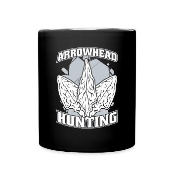 Arrowhead Hunting Jagdspitzen Arrowhead Hunter - Tasse einfarbig - Schwarz - Vorne