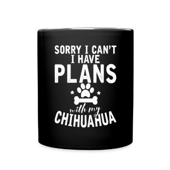 Chihuahua Cadeaux Chihuahua Propriétaire - Mug uni - noir - Devant