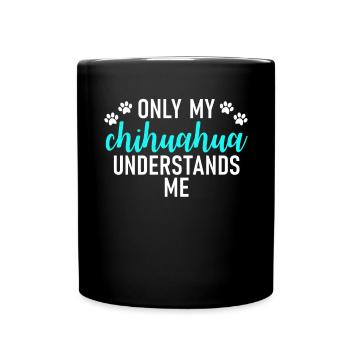 Chihuahua Cadeaux Chihuahua Propriétaire - Mug uni - noir - Devant