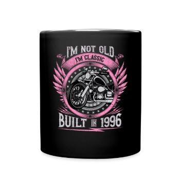 I'm Classic Built 1996 Motorcycle 27th Birthday - Tasse einfarbig - Schwarz - Vorne