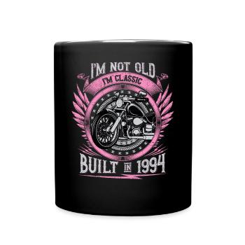 I'm Classic Built 1994 Motorcycle 29th Birthday - Tasse einfarbig - Schwarz - Vorne