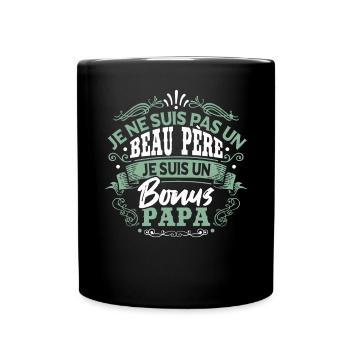 Je Suis Un Papa Bonus Fête Des Pères - Mug uni - noir - Devant