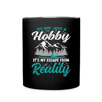Pas seulement un passe-temps Kayak Hommes Femmes - Mug uni - noir - Devant