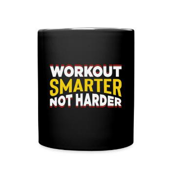 Gym Training Design for Low Impact Workout - Full Colour Mug - black - Front