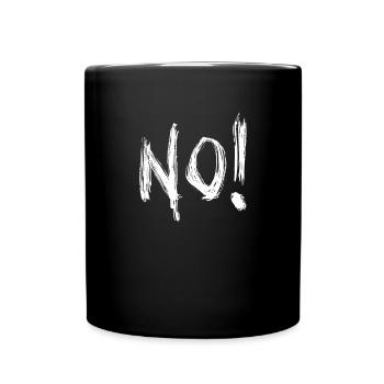 Not a funny statement - Full Colour Mug - black - Front