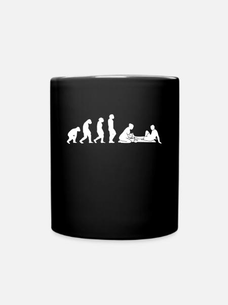 Physiotherapie Chiropraktiker Physio-Masseur - Tasse einfarbig - Schwarz