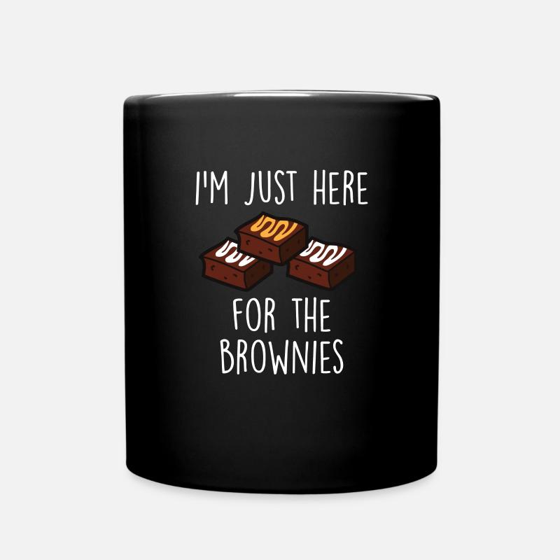 Brownies Bake Schokolade Brownie Baker - Tasse einfarbig - Schwarz