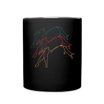 Dog Training Dog Trainer Retro Vintage Gift - Full Colour Mug - black - Front