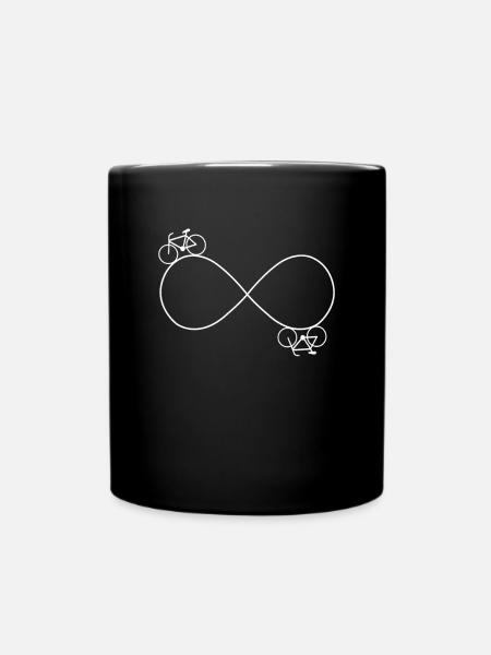Infinity Gravel Road Bike Cycliste Biker - Mug uni - noir