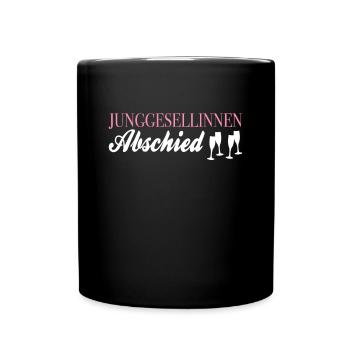 Junggesellinnenabschied - Tasse einfarbig - Schwarz - Vorne
