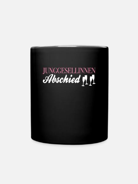 Junggesellinnenabschied - Tasse einfarbig - Schwarz