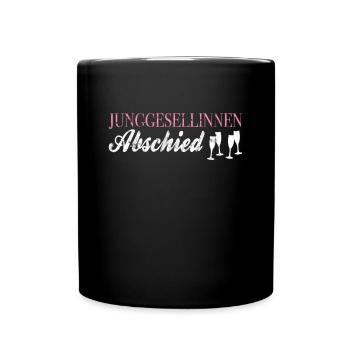 Junggesellinnenabschied - Tasse einfarbig - Schwarz - Vorne