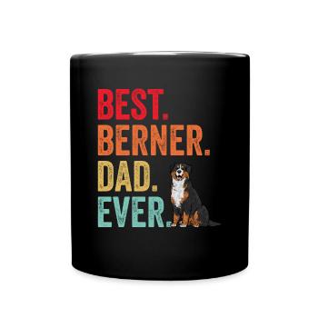 Bernese Mountain Dog - Full Colour Mug - black - Front