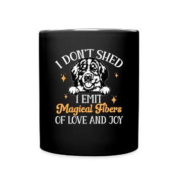 Bouvier bernois - Mug uni - noir - Devant