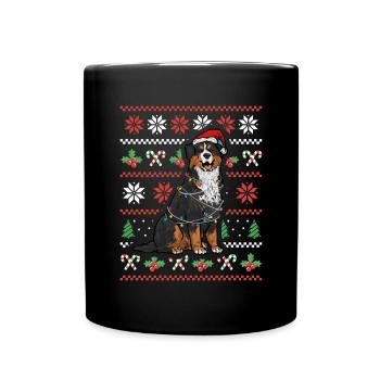 Bernese Mountain Dog - Full Colour Mug - black - Front