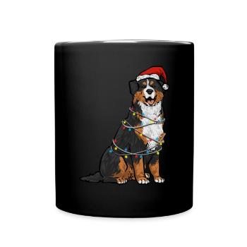 Bouvier bernois - Mug uni - noir - Devant
