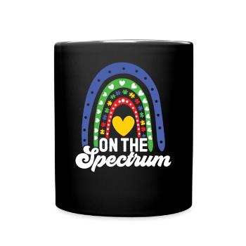 Autismus On The Spectrum Sensibilisation à l’autisme - Mug uni - noir - Devant