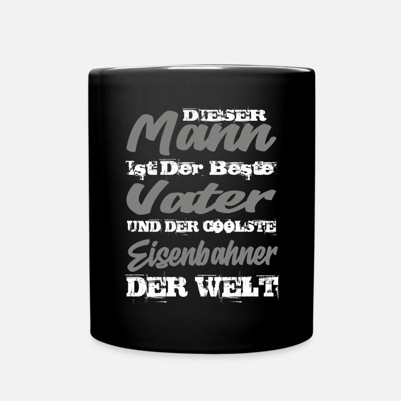 Eisenbahner - Tasse einfarbig - Schwarz