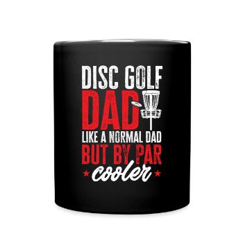 Discgolf Disc Golf Frisbee - Full Colour Mug - black - Front