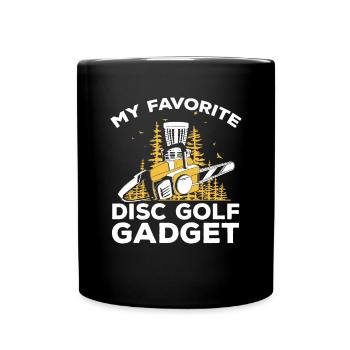Discgolf Disc Golf Frisbee - Full Colour Mug - black - Front