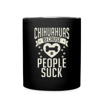 Chihuahua Cadeaux Chihuahua Propriétaire - Mug uni - noir - Devant