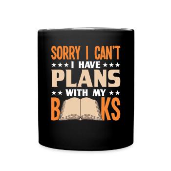 Rat de bibliothèque Livres Lire Livre Rat de bibliothèque - Mug uni - noir - Devant