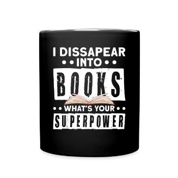 Rat de bibliothèque Livres Lire Livre Rat de bibliothèque - Mug uni - noir - Devant