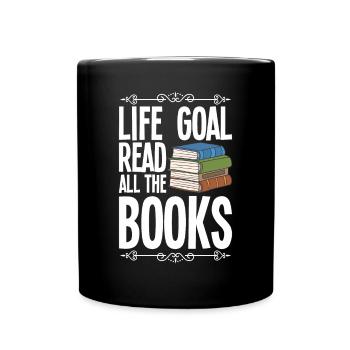 Rat de bibliothèque Livres Lire Livre Rat de bibliothèque - Mug uni - noir - Devant