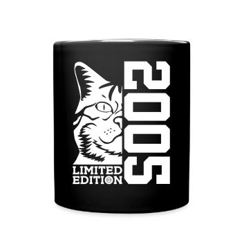 ÉDITION LIMITÉE 2005 21E ANNIVERSAIRE DU CHAT - Mug uni - noir - Devant
