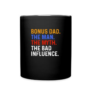 Papa Zitat Männer Papa Geburtstag Vatertag Papa - Tasse einfarbig - Schwarz - Vorne