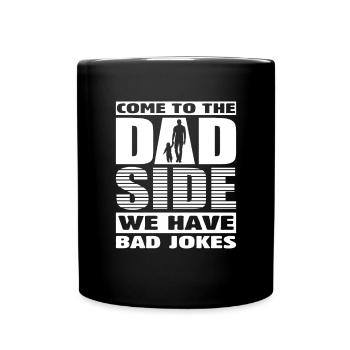Papa Zitat Männer Papa Geburtstag Vatertag Papa - Tasse einfarbig - Schwarz - Vorne