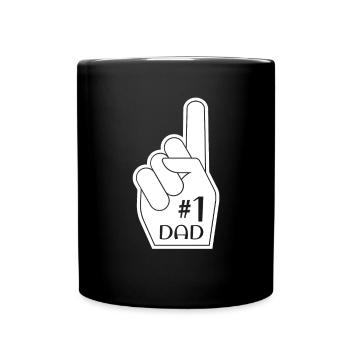 Papa Zitat Männer Papa Geburtstag Vatertag Papa - Tasse einfarbig - Schwarz - Vorne