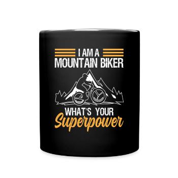 Je suis un vététiste quel est votre - Mug uni - noir - Devant