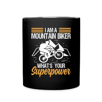 Je suis un vététiste quel est votre - Mug uni - noir - Devant