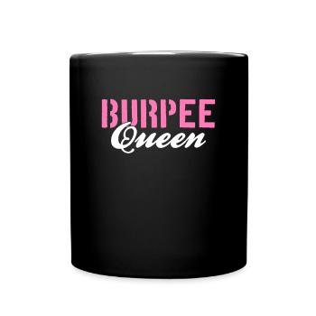 Burpee Queen - Full Colour Mug - black - Front