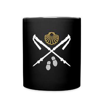 Camino de Santiago Camino de Santiago Pèlerins - Mug uni - noir - Devant