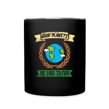 Journée écologique de la planète Terre sauve la Terre - Mug uni - noir - Devant