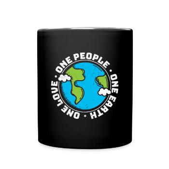 Journée écologique Earth Planet Save Earth - Mug uni - noir - Devant