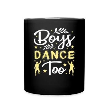 Les garçons dansent aussi Ballerine Danse - Mug uni - noir - Devant