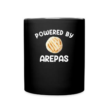 Propulsé par Arepas, Arepas - Mug uni - noir - Devant