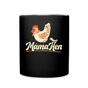 Hühnerzüchter Hühnerflüsterer Nutztier - Tasse einfarbig - Schwarz - Vorne
