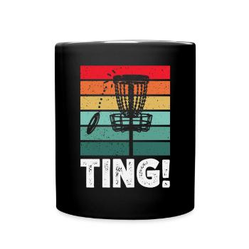 Discgolf Disc Golf Frisbee - Full Colour Mug - black - Front