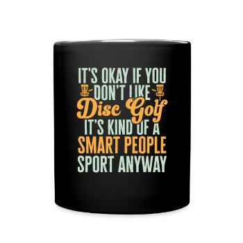 Discgolf Disc Golf Frisbee - Full Colour Mug - black - Front