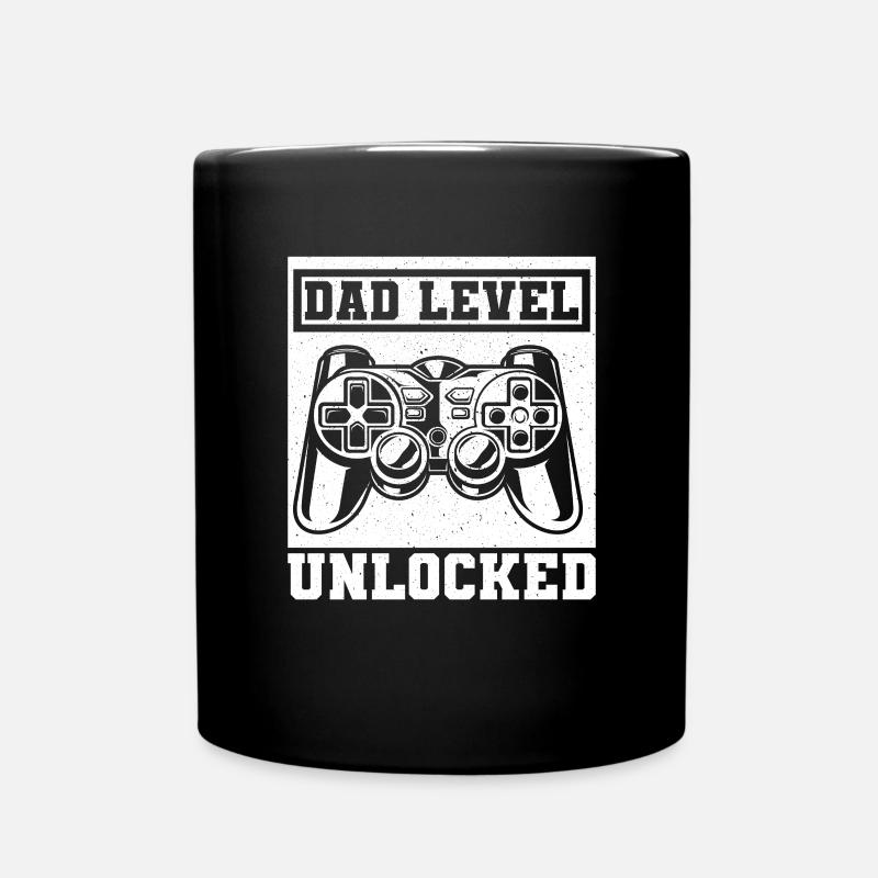 Lustiger Papa Vatertag Witz Humor Papa Sohn - Tasse einfarbig - Schwarz