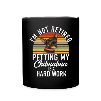 Chihuahua Cadeaux Chihuahua Propriétaire - Mug uni - noir - Devant
