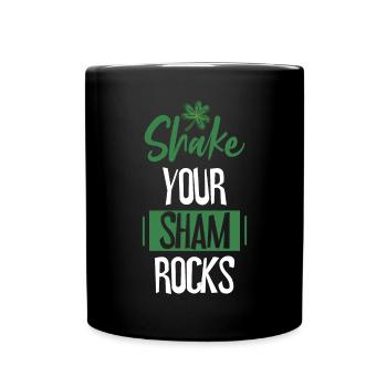 Lustige Irische Saint Patricks Day Shake Your - Tasse einfarbig - Schwarz - Vorne