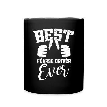 Meilleur conducteur de corbillard de tous les temps - Mug uni - noir - Devant