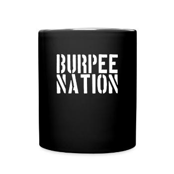 Burpees Nation - Full Colour Mug - black - Front