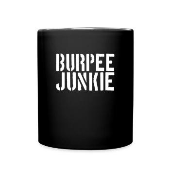 Burpee Junkie - Full Colour Mug - black - Front