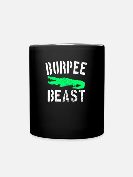 Burpee Beast - Tasse einfarbig - Schwarz